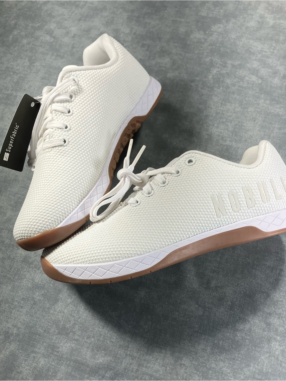 NOBULL Men’s Trainer — White with Gum Outsole